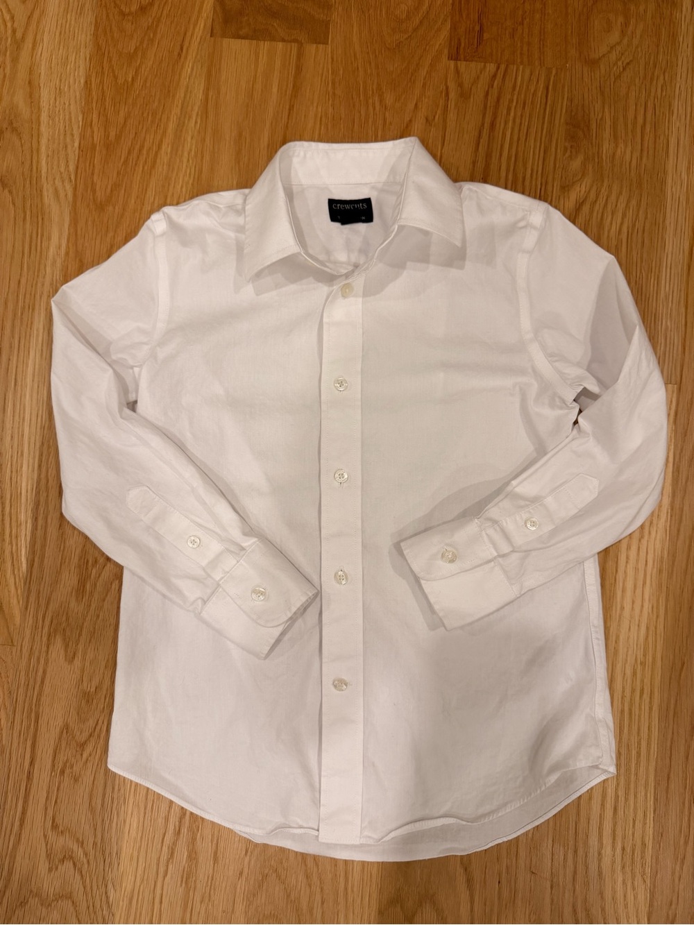 J Crew Factory Crewcuts Boys' White Classic Dress Shirt